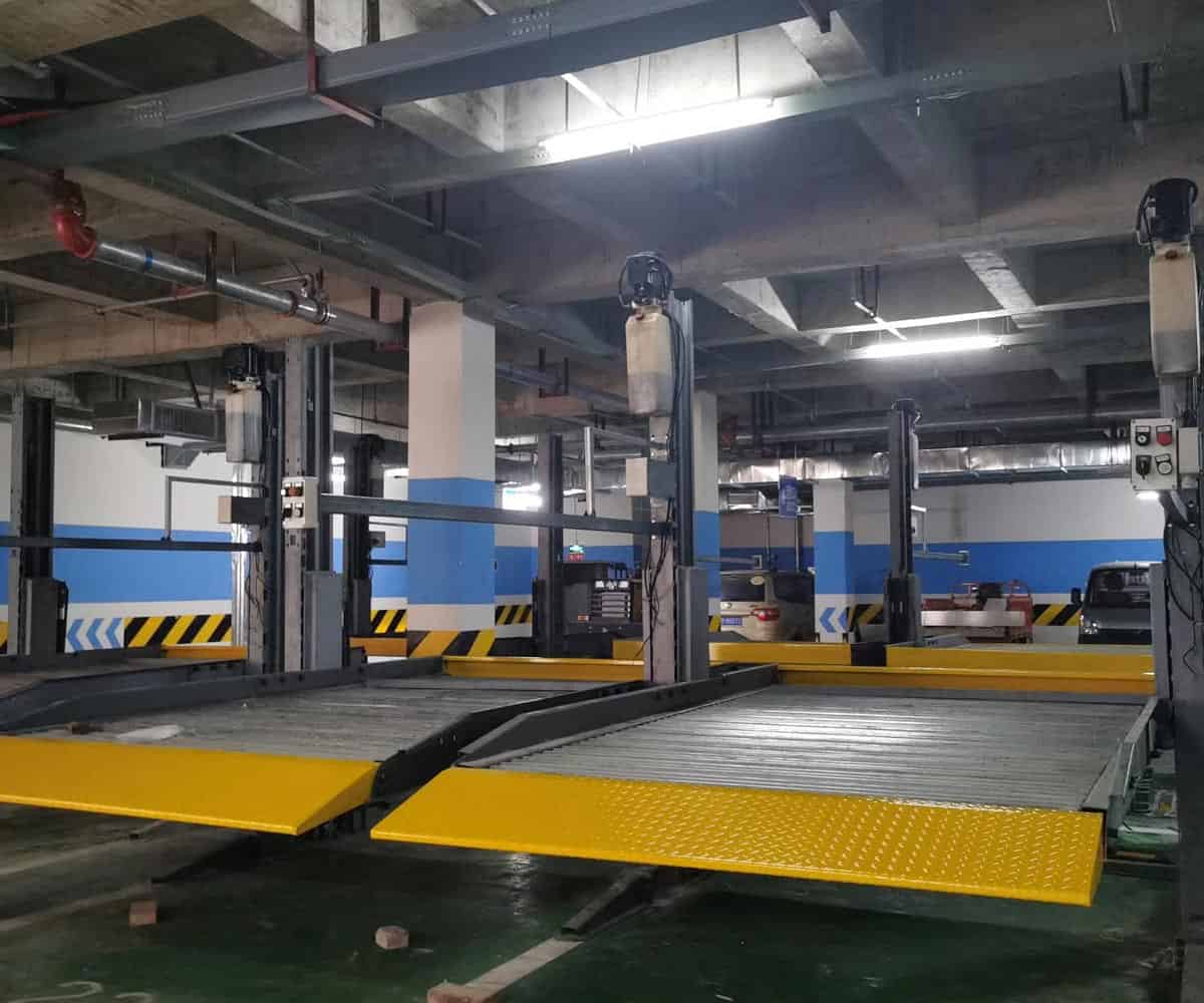 重慶市三層升降橫移機械立體車庫過驗收