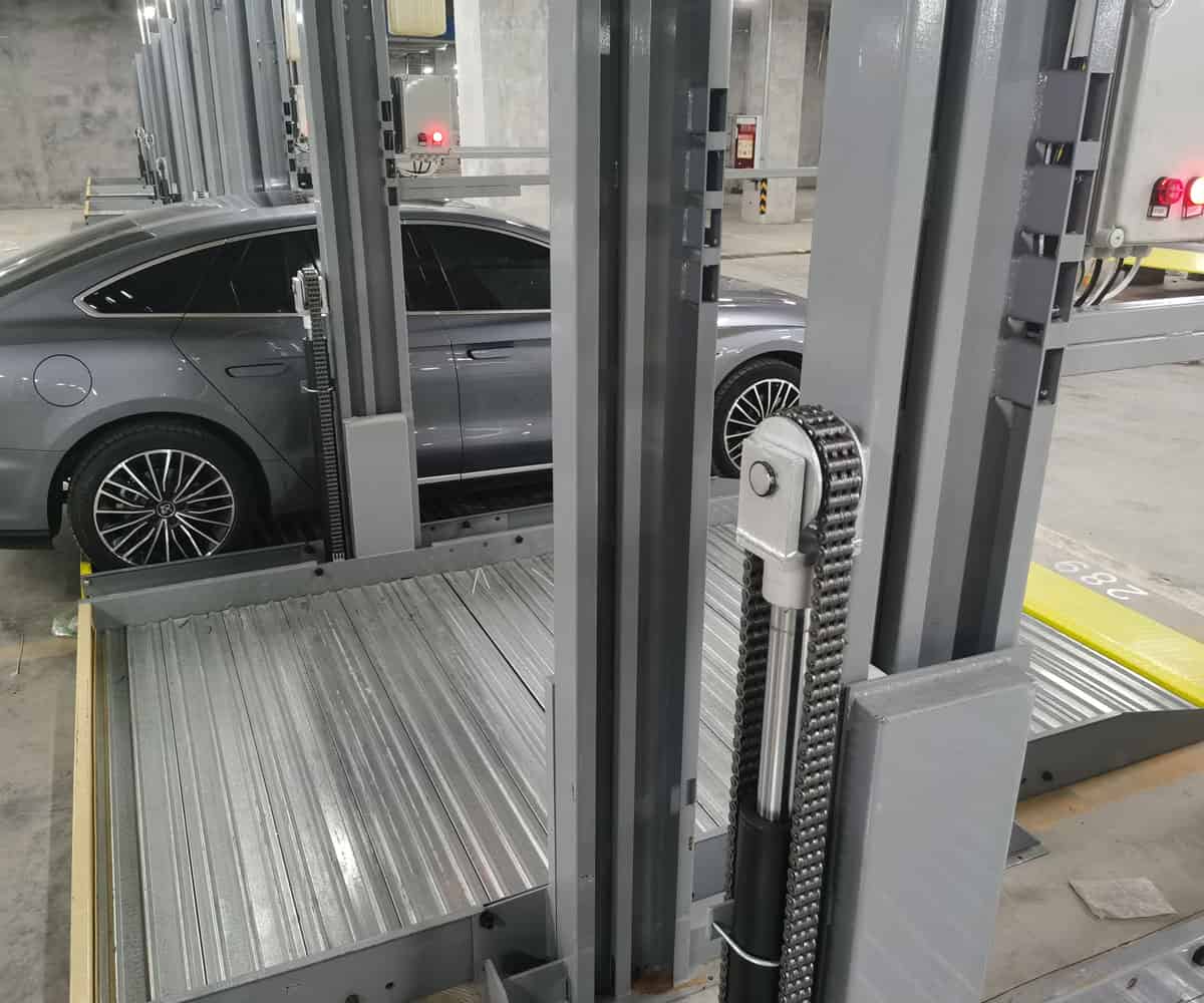 印江縣兩層簡易升降立體停車場廠家