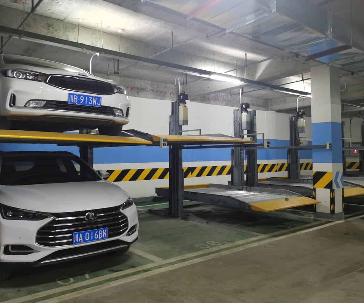 印江縣小區(qū)二層簡易類立體停車場設(shè)備