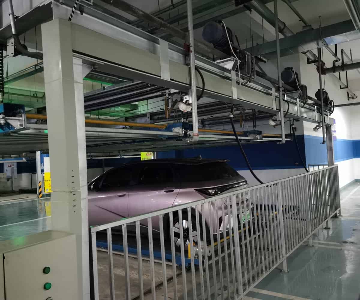 江口縣PSH5五層升降橫移機械式停車設(shè)備