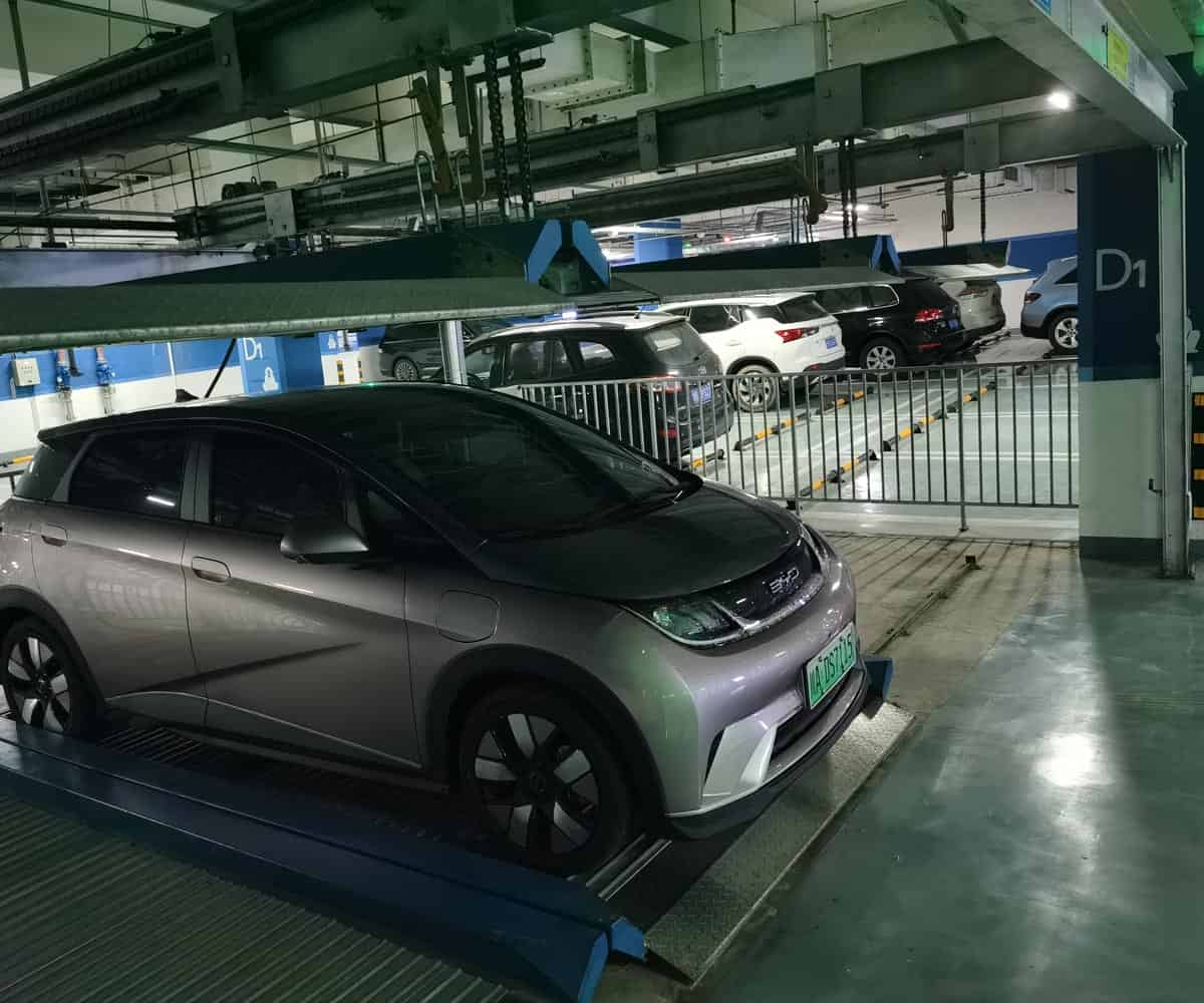 道真縣負二正三地坑式PSH5D2五層升降橫移機械式停車設(shè)備